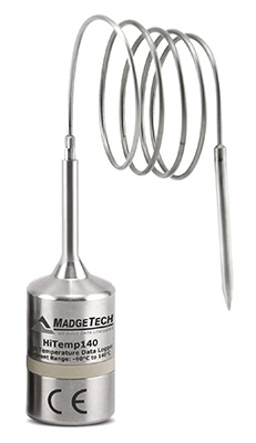 MadgeTech HiTemp 140-PT 고온 정밀 데이터로거